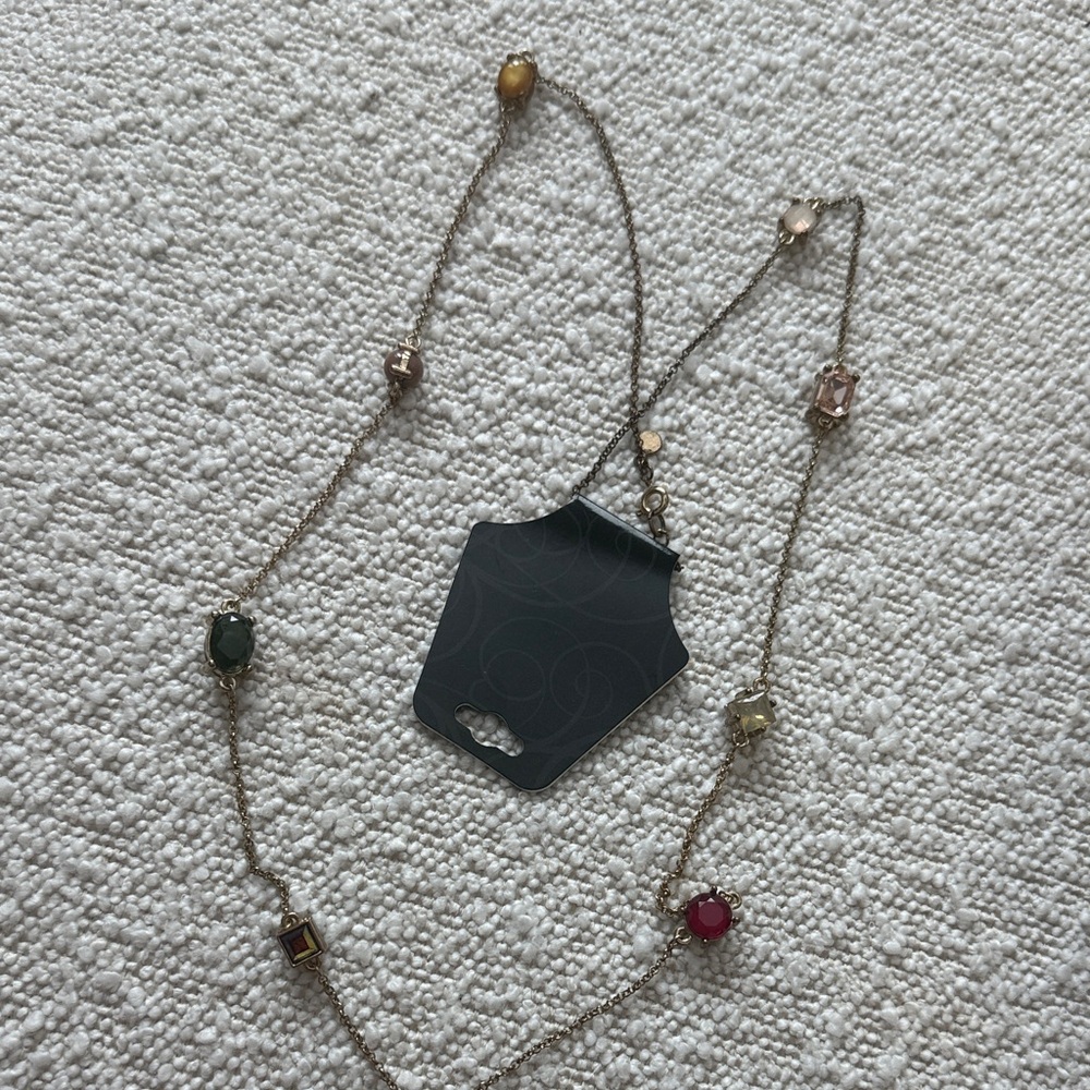 Elegant Multi-Color Gemstone Necklace
